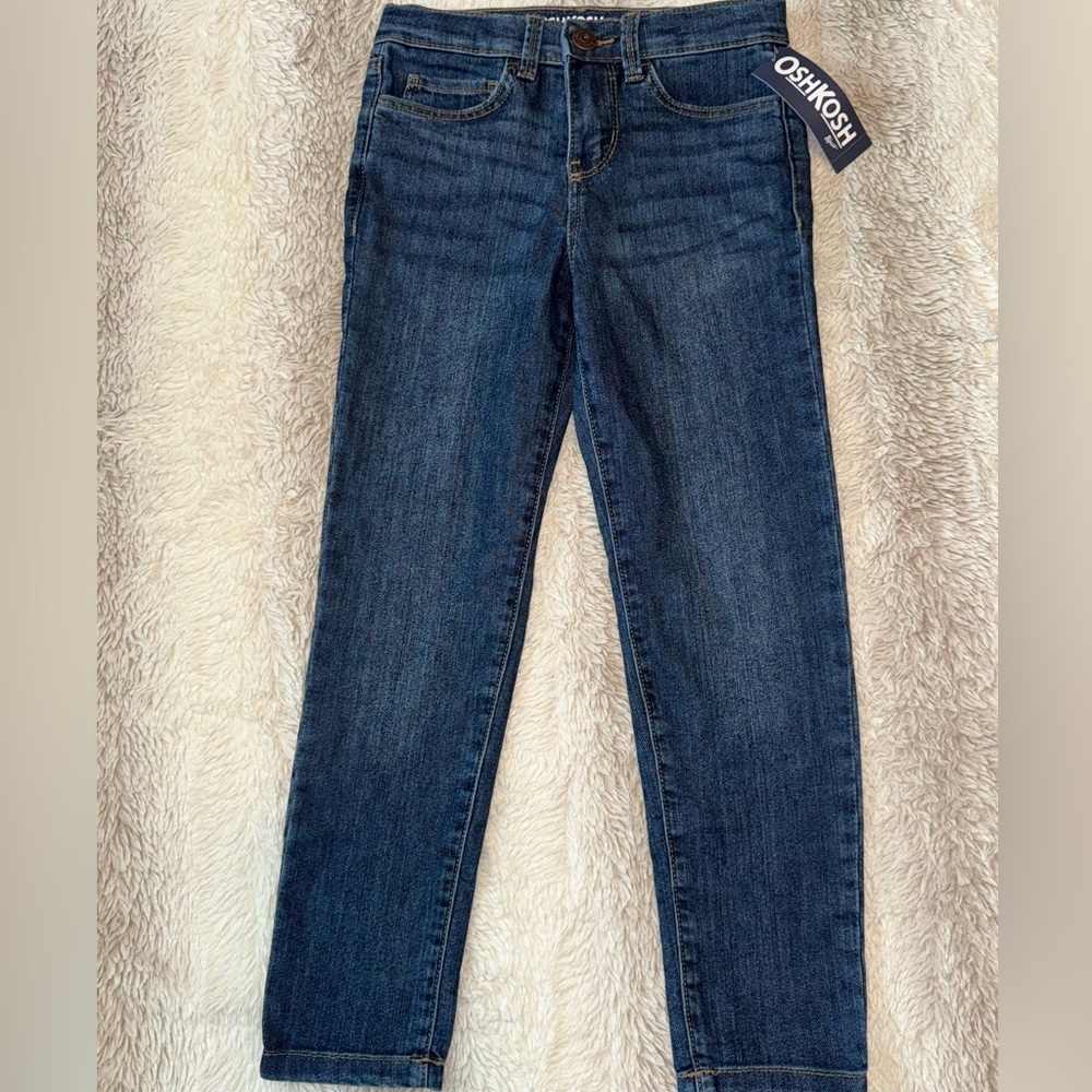 OshKosh B’gosh Girls Dark Wash Stretch Denim Super Skinny Jeans